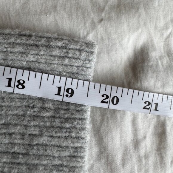 Light Grey Mock Neck Sweater - Picture 9 of 9